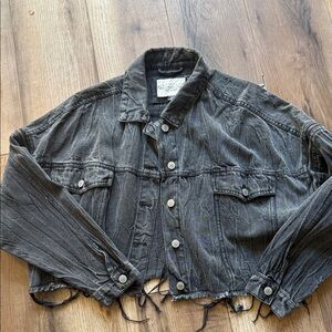 Stylish Black Denim Jacket
